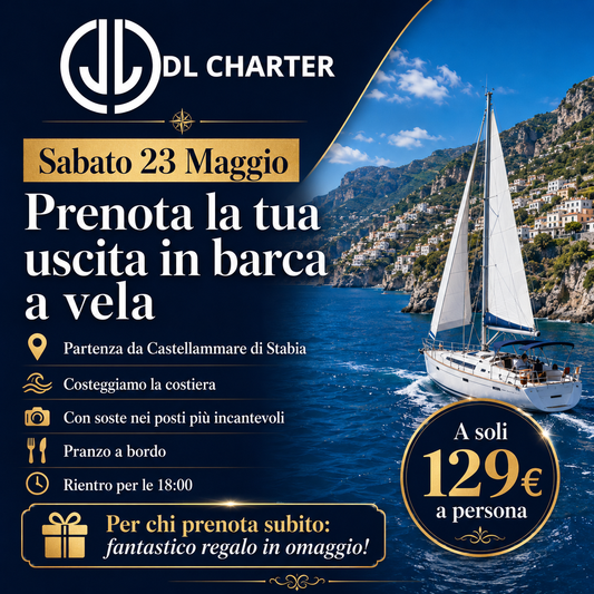 Uscita in Barca a Vela in Costiera – Sabato 23 Maggio
